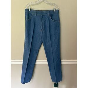 Vintage Wrangler Stretch Flex Fit Waist‎ Light Blue Jeans Mens Size 36 X 30
